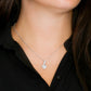 Alluring Beauty Necklace, Funny Gift to Amazing Mom from Son - White | Mothers Day, Birthday, Gag Gift