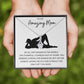 Alluring Beauty Necklace, Funny Gift to Amazing Mom from Son - White | Mothers Day, Birthday, Gag Gift