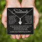 Soulmate Necklace Gift- The Day I Met You- Alluring Beauty Necklace - Valentine, Birthday, Anniversary, Christmas
