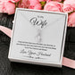Alluring Beauty Necklace, Gift to Wife from Husband - I Want to Be Your Last - Valentines, Birthday, Christmas, Anniversary