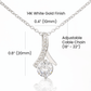 Alluring Beauty Necklace, Gift to Wife from Husband - I Want to Be Your Last - Valentines, Birthday, Christmas, Anniversary