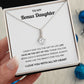 Alluring Pendant Necklace, Gift to Bonus Daughter - Live Gave Me the Gift of You