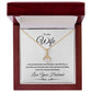 Alluring Beauty Necklace, Gift to Wife from Husband - I Want to Be Your Last - Valentines, Birthday, Christmas, Anniversary