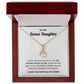 Alluring Pendant Necklace, Gift to Bonus Daughter - Live Gave Me the Gift of You