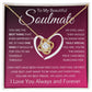 Love Knot Necklace, Gift to Soulmate, Wife, Girlfriend - You're the Best - Christmas, Anniversary, Birthday, Valentines Day