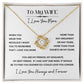 Love Knot Necklace, GIFT TO WIFE - I Love You More