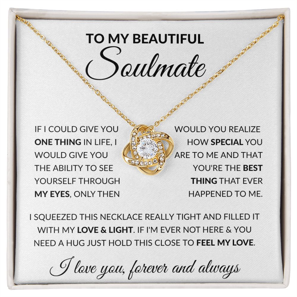 Love Knot Necklace, GIFT TO SOULMATE - Best Thing