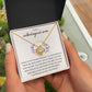 Love Knot Necklace, Gift to Unbiological Mom, Stepmom, Step mother, Aunt, Mother in Law - Wreath