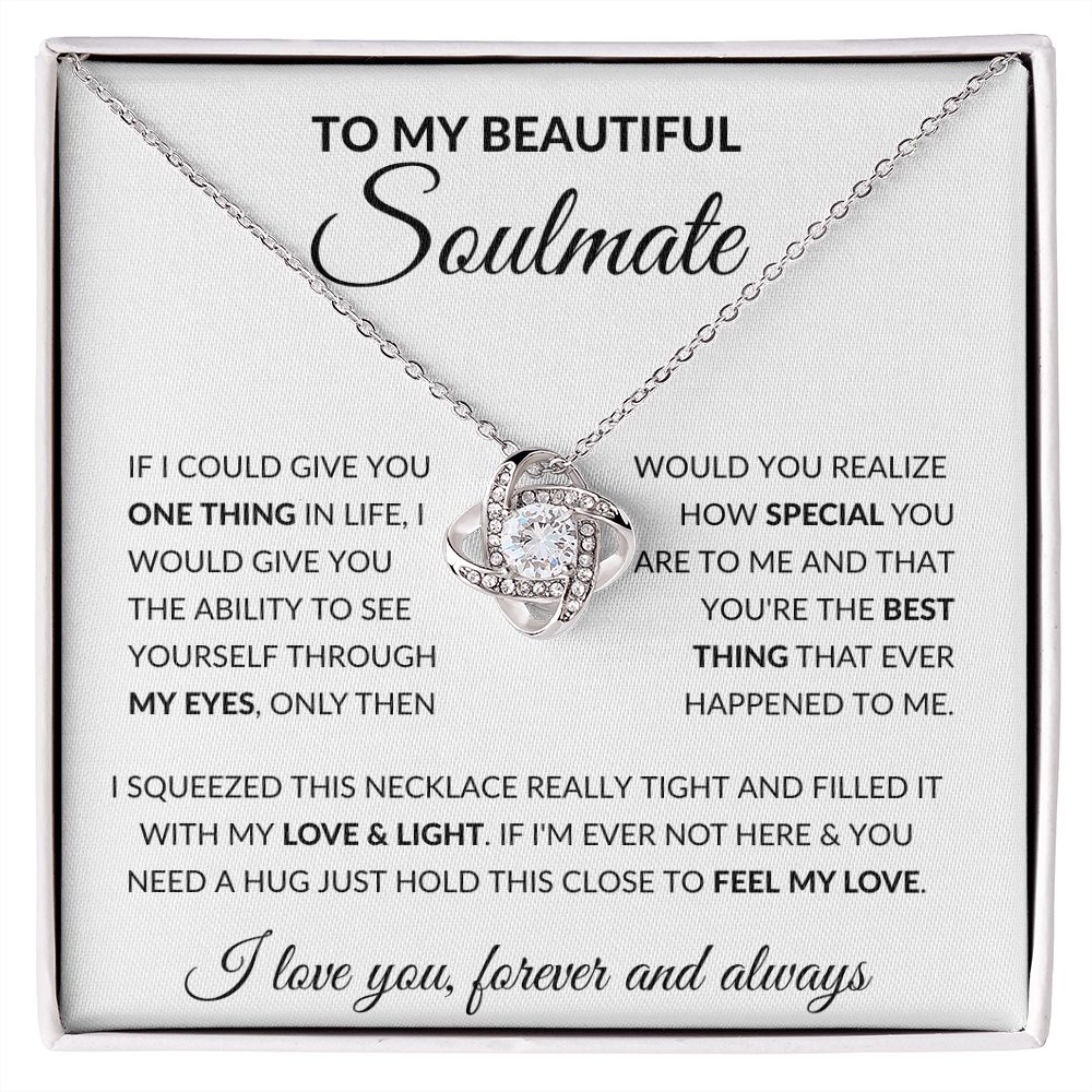 Love Knot Necklace, GIFT TO SOULMATE - Best Thing