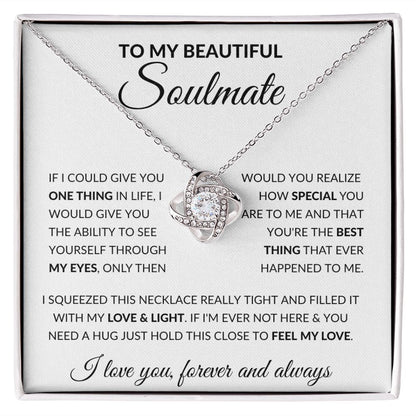 Love Knot Necklace, GIFT TO SOULMATE - Best Thing