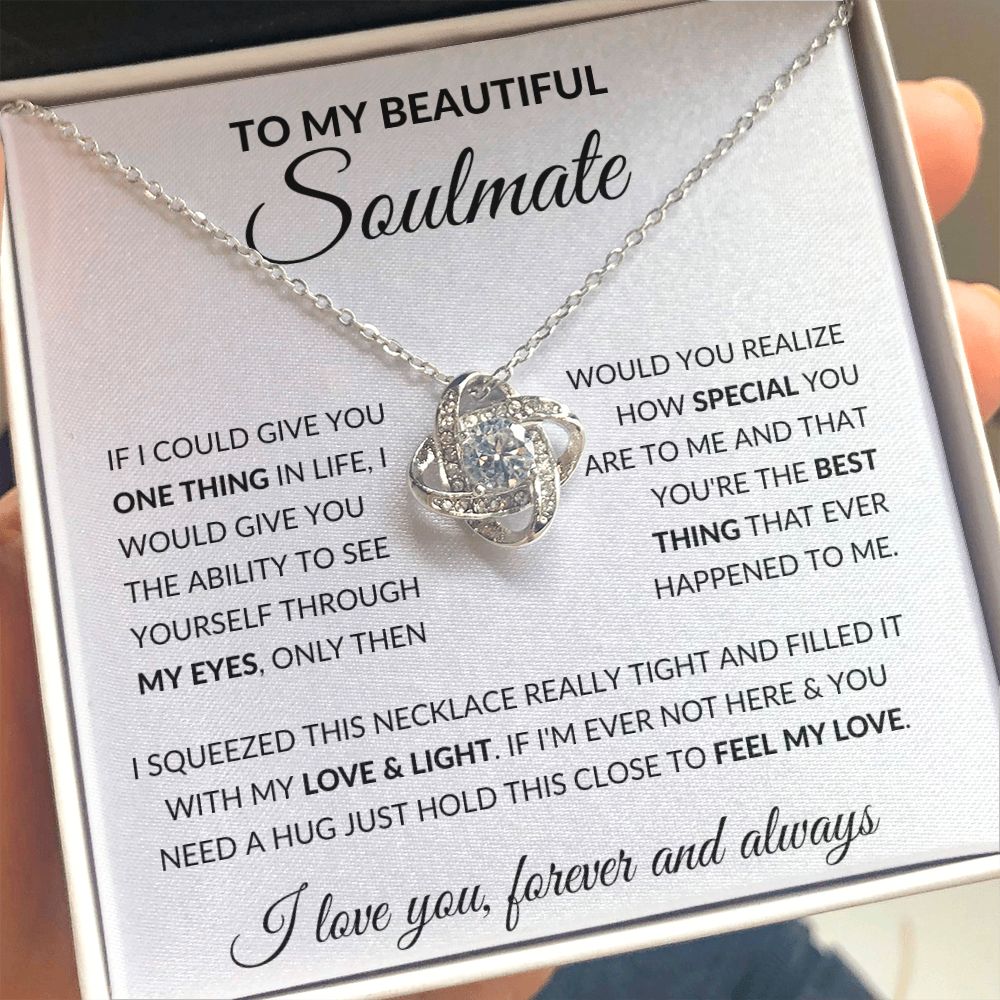 Love Knot Necklace, GIFT TO SOULMATE - Best Thing