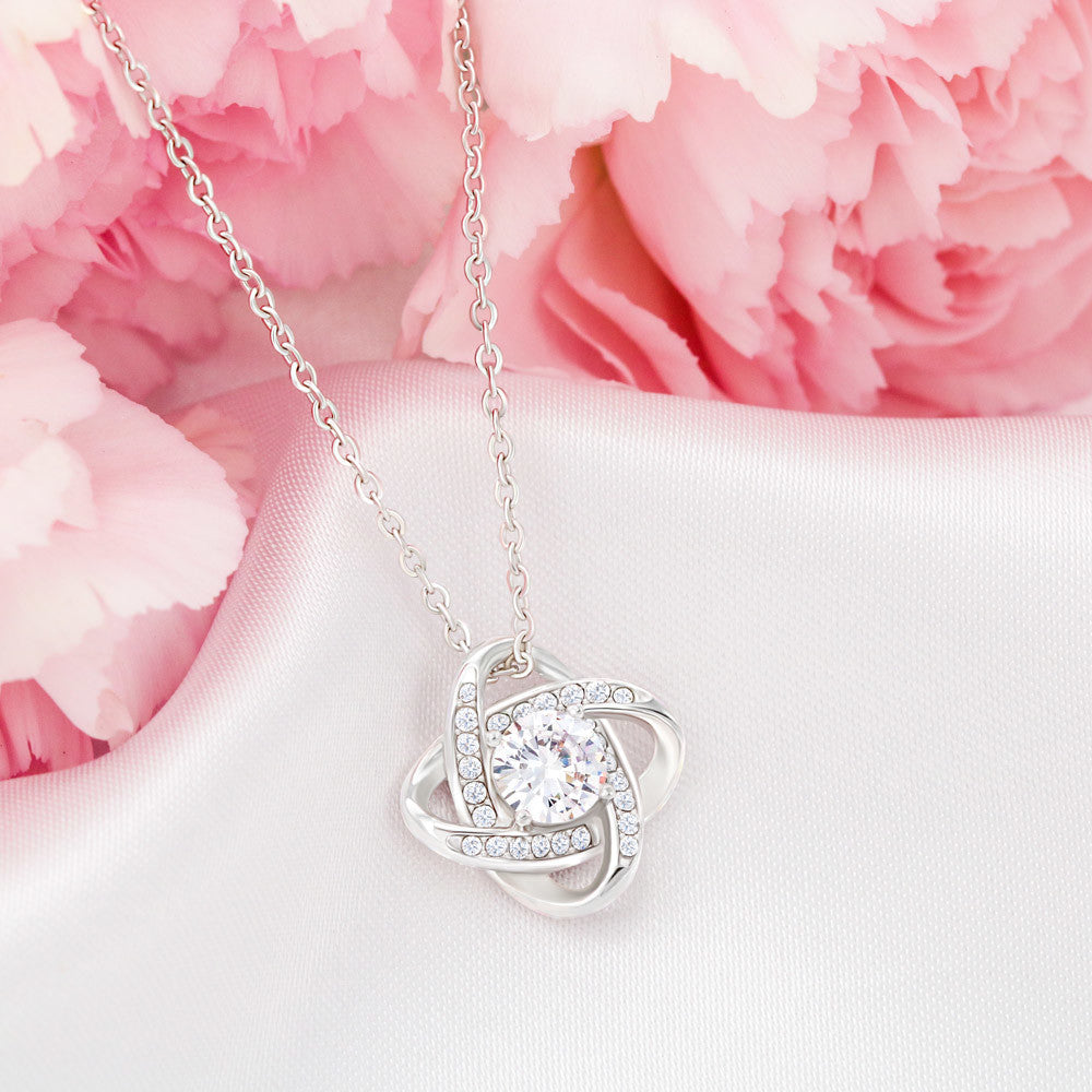 Thank You for The Memories, Divorce Separation Break Up Gift for Ex Wife, Ex Girlfriend, Ex - Love Knot Necklace