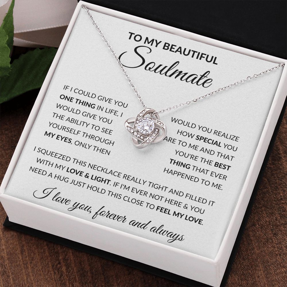 Love Knot Necklace, GIFT TO SOULMATE - Best Thing