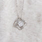 Love Knot Necklace, GIFT TO DAUGHTER from Mom or Dad