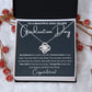 Graduation Gift to a Beautiful Soul, Love Knot Necklace - black