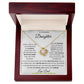 Love Knot Necklace, GIFT TO DAUGHTER from Dad - Better Me