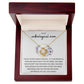 Love Knot Necklace, Gift to Unbiological Mom, Stepmom, Step mother, Aunt, Mother in Law - Wreath