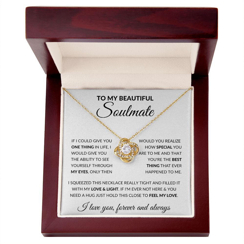 Love Knot Necklace, GIFT TO SOULMATE - Best Thing