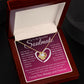 Love Knot Necklace, Gift to Soulmate, Wife, Girlfriend - You're the Best - Christmas, Anniversary, Birthday, Valentines Day