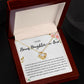 Bonus Daughter in Love Gift, Daughter in Law Necklace - Wedding, Engagement, Birthday, from Mother in Law or Father in Law - Love Knot Necklace