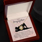 Love Knot Necklace, Funny Gift to Amazing Mom from Son - Pink | Mothers Day, Birthday, Christmas, Gag Gift