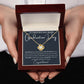 Graduation Gift to a Beautiful Soul, Love Knot Necklace - black