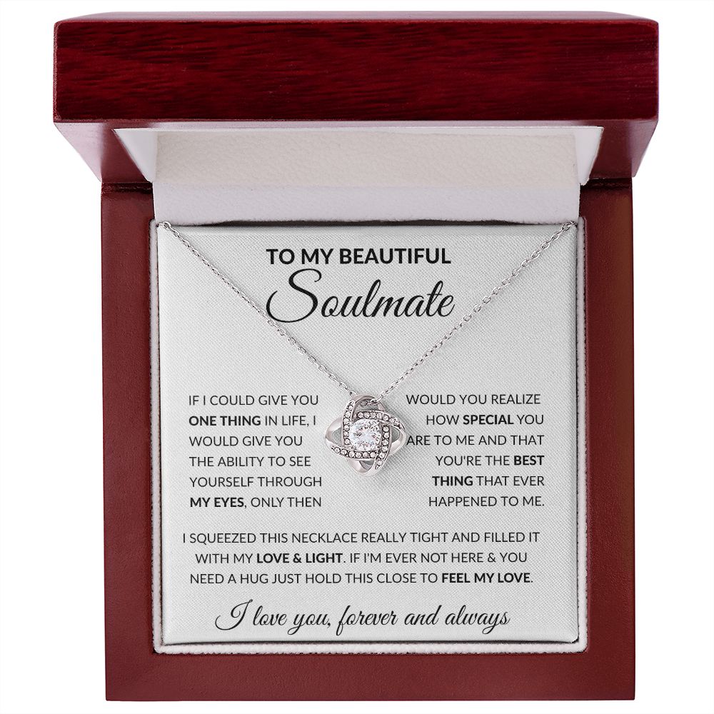 Love Knot Necklace, GIFT TO SOULMATE - Best Thing