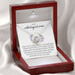 Love Knot Necklace, Gift to Unbiological Mom, Stepmom, Step mother, Aunt, Mother in Law - Wreath