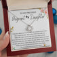 Pregnant Daughter Gift - Pregnancy, Mother to Be, Pregnant Mom Gift, Daughter Expecting, Baby Shower - 14 karat and 18 karat gold over stainless steel - Love Knot Necklace