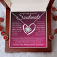 Love Knot Necklace, Gift to Soulmate, Wife, Girlfriend - You're the Best - Christmas, Anniversary, Birthday, Valentines Day