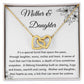 Interlocking Hearts Necklace, Gift to Mom from Daughter | Mother's Day, Birthday, Christmas, Mother Daughter Gift