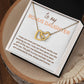Interlocking Hearts, GIFT TO BONUS DAUGHTER - Connected by Love