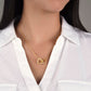 Interlocking Hearts Necklace, Gift to Wife, Girlfriend, Soulmate - Apology I'm Sorry Gift