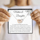 Interlocking Hearts Necklace, Gift to Mom from Daughter | Mother's Day, Birthday, Christmas, Mother Daughter Gift
