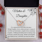 Interlocking Hearts Necklace, Gift to Mom from Daughter | Mother's Day, Birthday, Christmas, Mother Daughter Gift