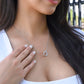 Interlocking Hearts Necklace, Gift to Wife, Girlfriend, Soulmate - Apology I'm Sorry Gift