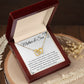 Mother and Son Interlocking Hearts Necklace, Gift to Mom from Son - Mother's Day, Mom Birthday, Christmas