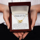 Mother and Son Interlocking Hearts Necklace, Gift to Mom from Son - Mother's Day, Mom Birthday, Christmas