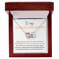 Interlocking Hearts, GIFT TO BONUS DAUGHTER - Connected by Love