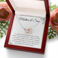 Mother and Son Interlocking Hearts Necklace, Gift to Mom from Son - Mother's Day, Mom Birthday, Christmas