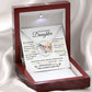Interlocking Hearts Necklace, Gift to Daughter from Mom or Dad -