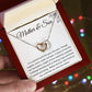 Mother and Son Interlocking Hearts Necklace, Gift to Mom from Son - Mother's Day, Mom Birthday, Christmas