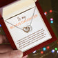 Interlocking Hearts, GIFT TO BONUS DAUGHTER - Connected by Love