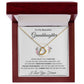Delicate Heart Necklace, GIFT TO GRANDDAUGHTER, from Grandma or Grandpa - I Love You Forever