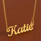 Custom Name Necklace, Gift to Wife - Black - Valentines, Birthday, Anniversary, Christmas