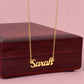 Custom Name Necklace, Gift to Wife - Black - Valentines, Birthday, Anniversary, Christmas