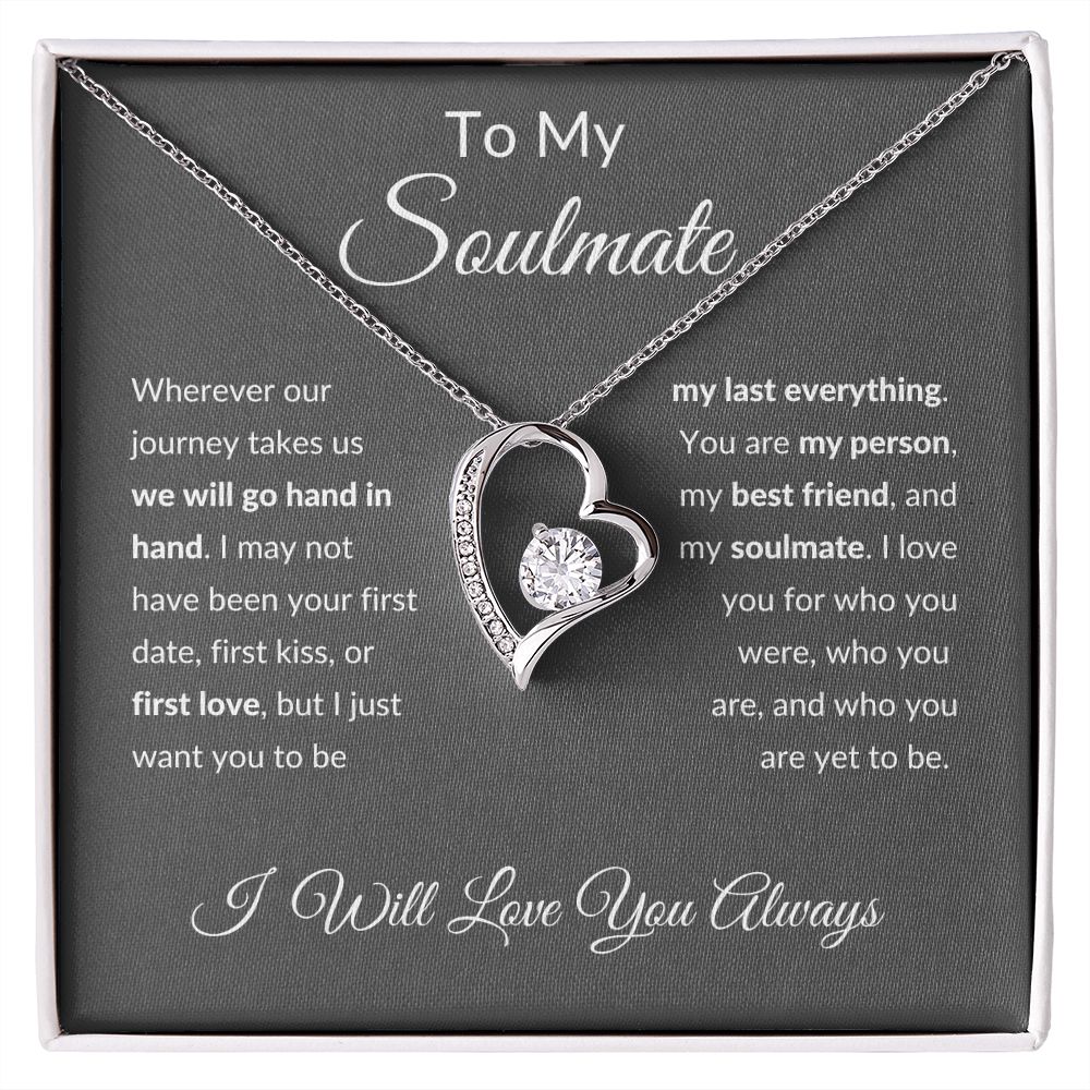 silver heart necklace