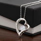 Forever Love Necklace, Gift to Future Wife / Fiancé - white - Valentines, Birthday, Christmas, Wedding