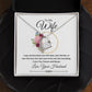 Forever Love Heart Necklace, Gift to Wife, Soulmate - Valentines, Birthday, Christmas, Mother's Day, Anniversary