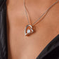 Forever Love Necklace, Gift to Future Wife / Fiancé - white - Valentines, Birthday, Christmas, Wedding